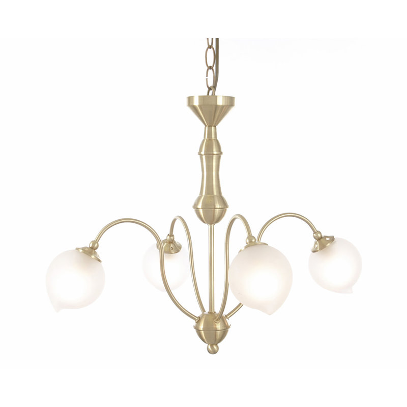 Coen 4 - Light Gold Cluster Pendant