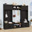 Hall Tree with Storage Cabinet, Bench, Hooks and Drawers-1350985461