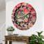Solid Wood Wall Clock-1163169030