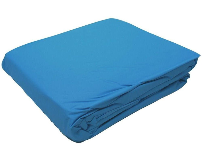 Swimline LI184820 18' Solid Blue Round Above Ground Swimming Pool Overlap Liner