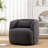 Jaydin 34" Wide Boucle Upholstered Swivel Armchair-1969483888