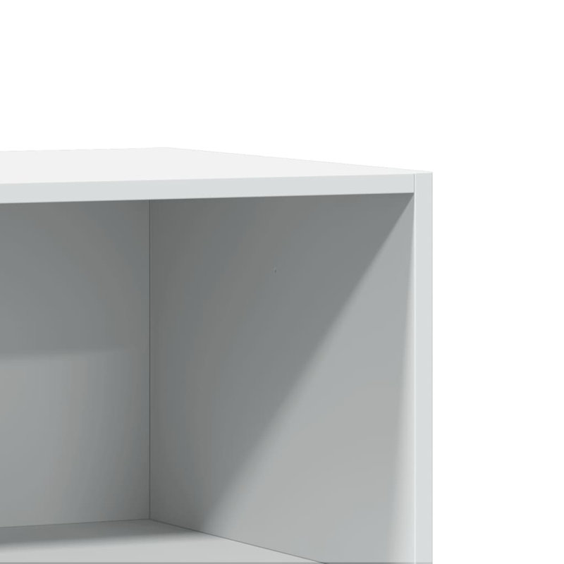 Amareya Manufactured Wood Wardrobe, White, 102cm H x 48cm W x 41cm D