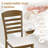 Wood Dining Chairs Fabric Upholstered Side Chairs with Rubber Wood Frame-2081820993