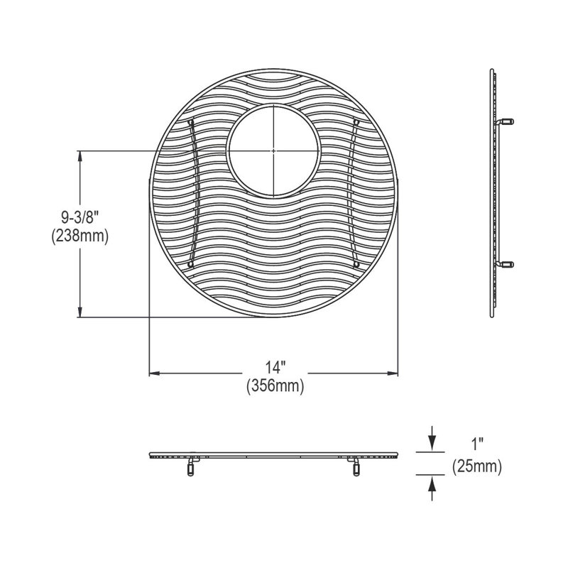 14" x 14" Bottom Sink Grid