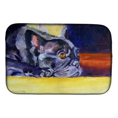 Tapis de séchage ensoleillé french bouledogue