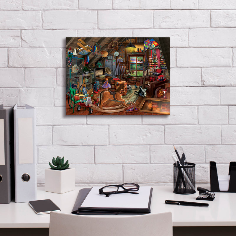 " The Things We Keep " by Bigelow Illustrations, 12" H x 16" W x 0.75" D