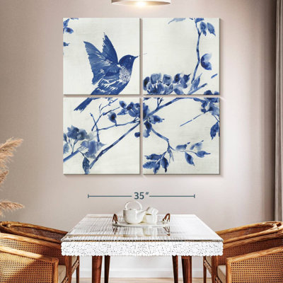 Colibri en porcelaine