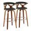 Tabouret de bar pivotant 29,25 po Gardenia-93570901