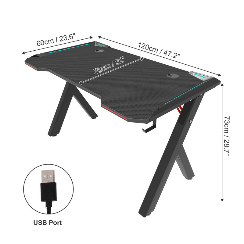Computer Desks, 73" H x 120" W x 60" D