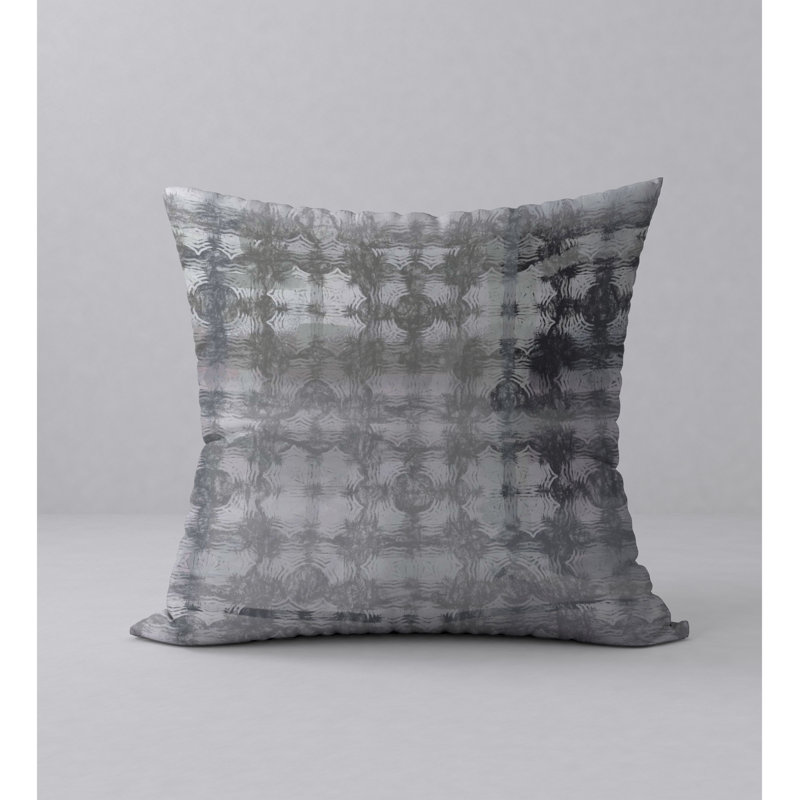Abstract Reversible Throw Pillow, 18" x 18"