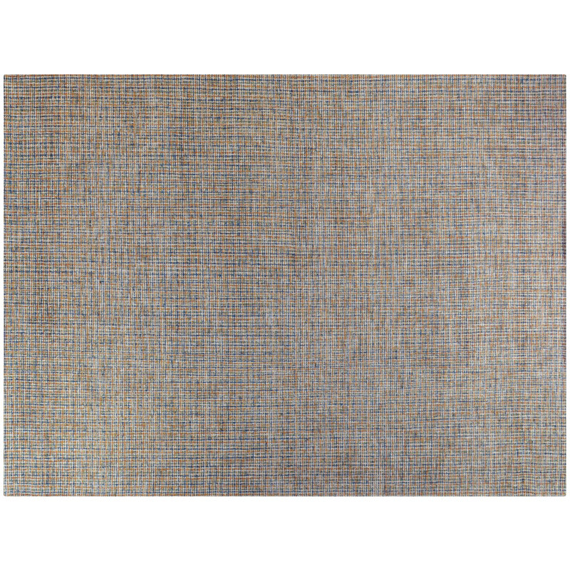 Plaid Area Rug in Brown