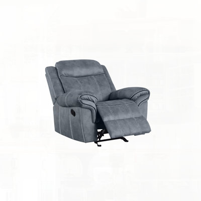 Fauteuil inclinable en velours