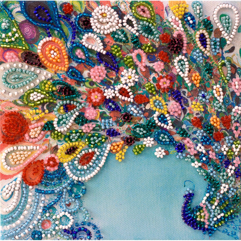 Abris Art Mini Bead embroidery kit - Colored tail AM-187