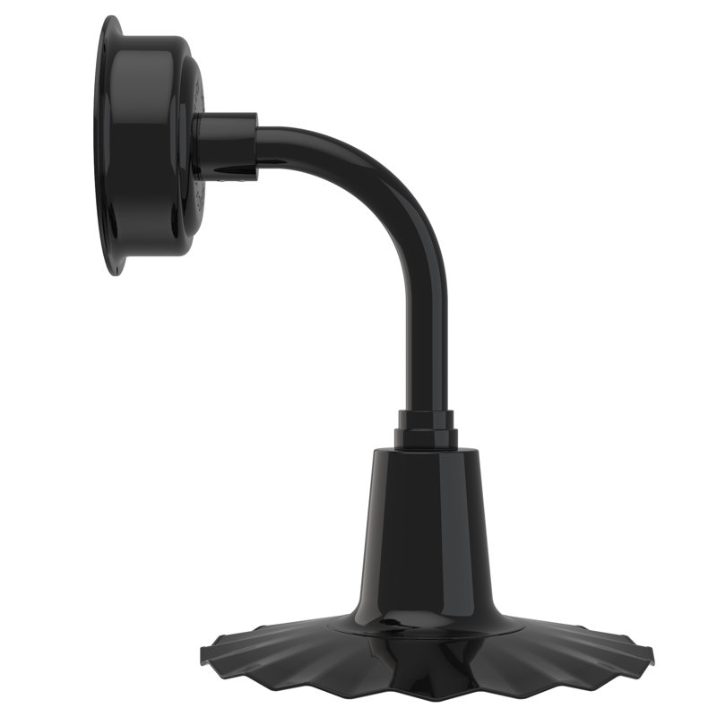Luminaire de grange d’extérieur Iris, Noir
