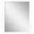 33" White Framed Accent Mirror