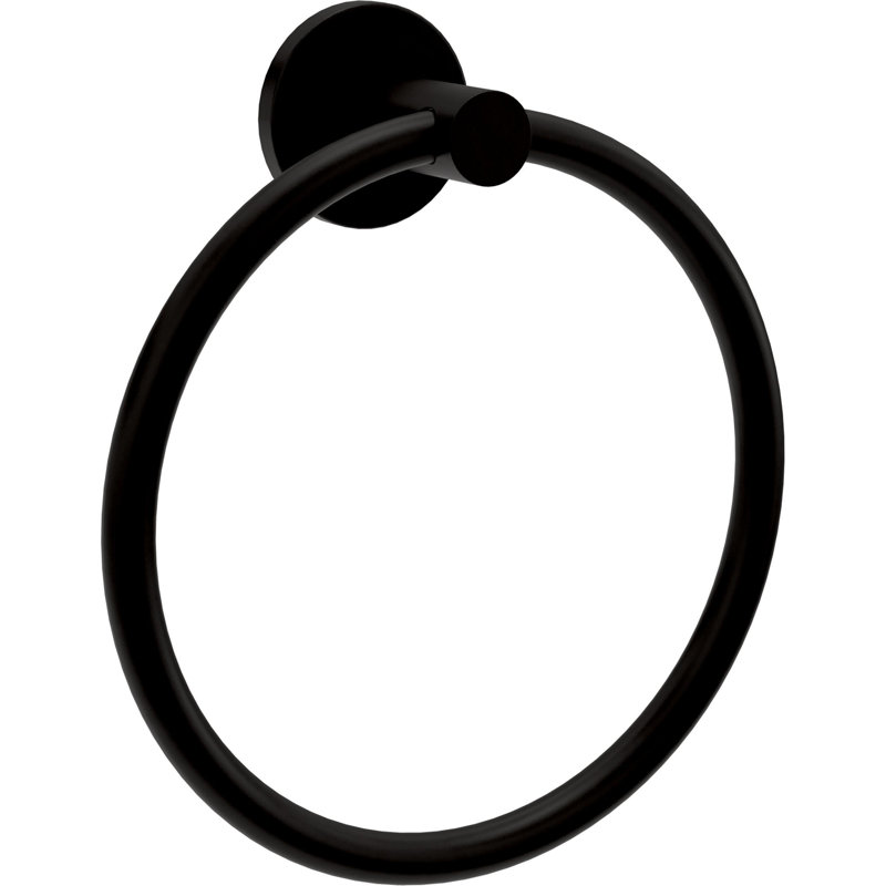 Anneau à serviettes Precept, Noir mat