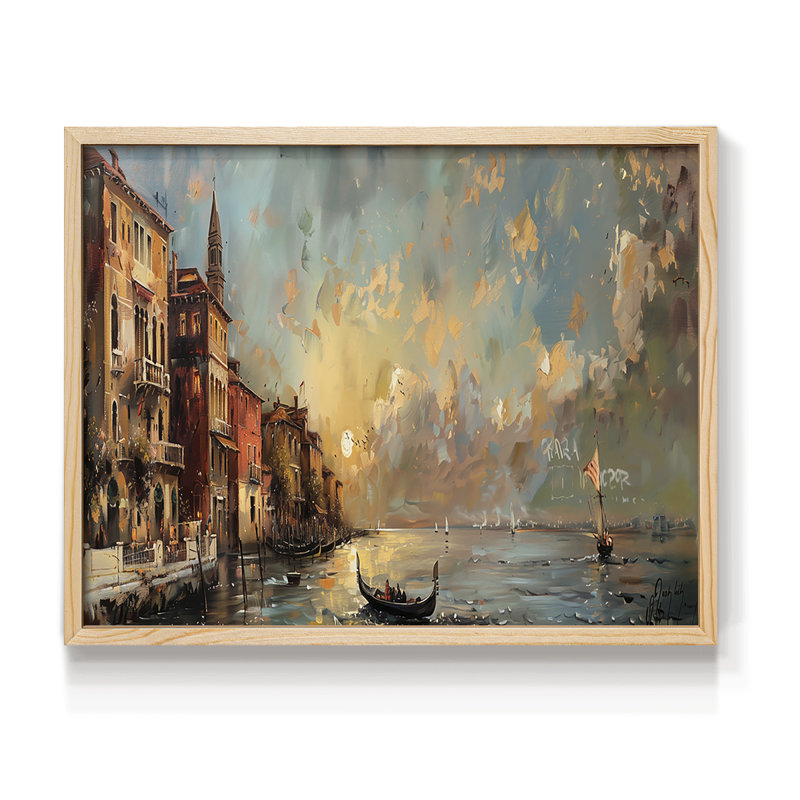 Paysage, série CLXV, reproduction encadrée, H 22 po x l 28 po, Naturel