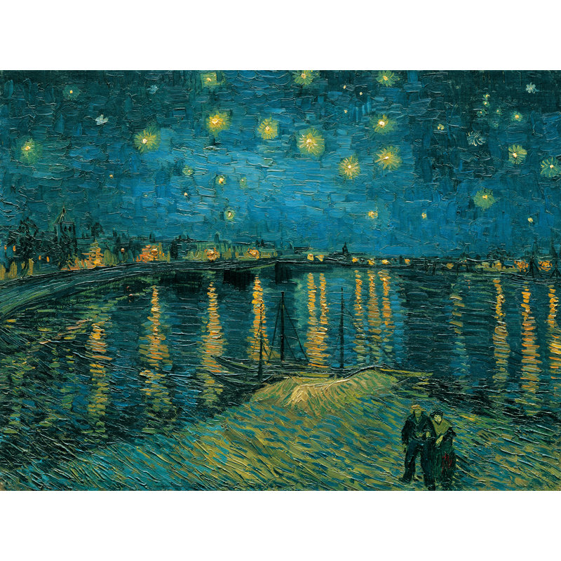 " La Nuit Toile, Arles " by Vincent Van Gogh, 12" H x 16" W