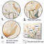 Symphonie de tulipes embellies beiges sur toile-97031066-134176013