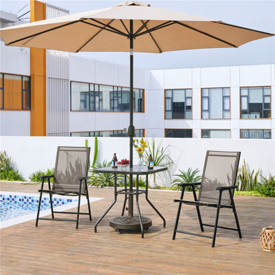 Folding Patio Dining Armchair
