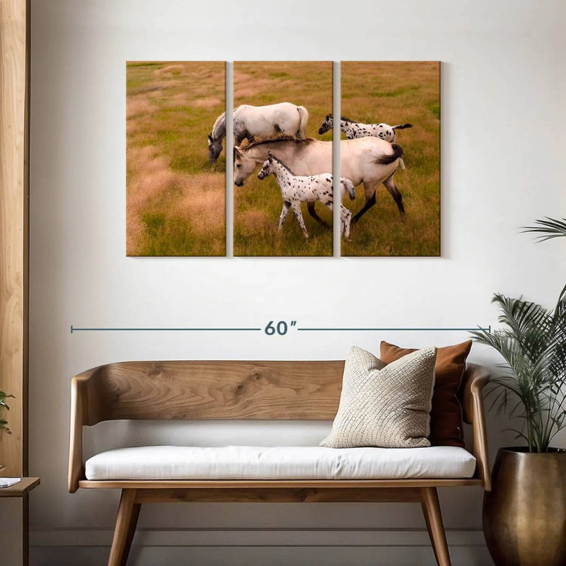 Famille Brampt Appaloosa, H 28 po x l 45 po