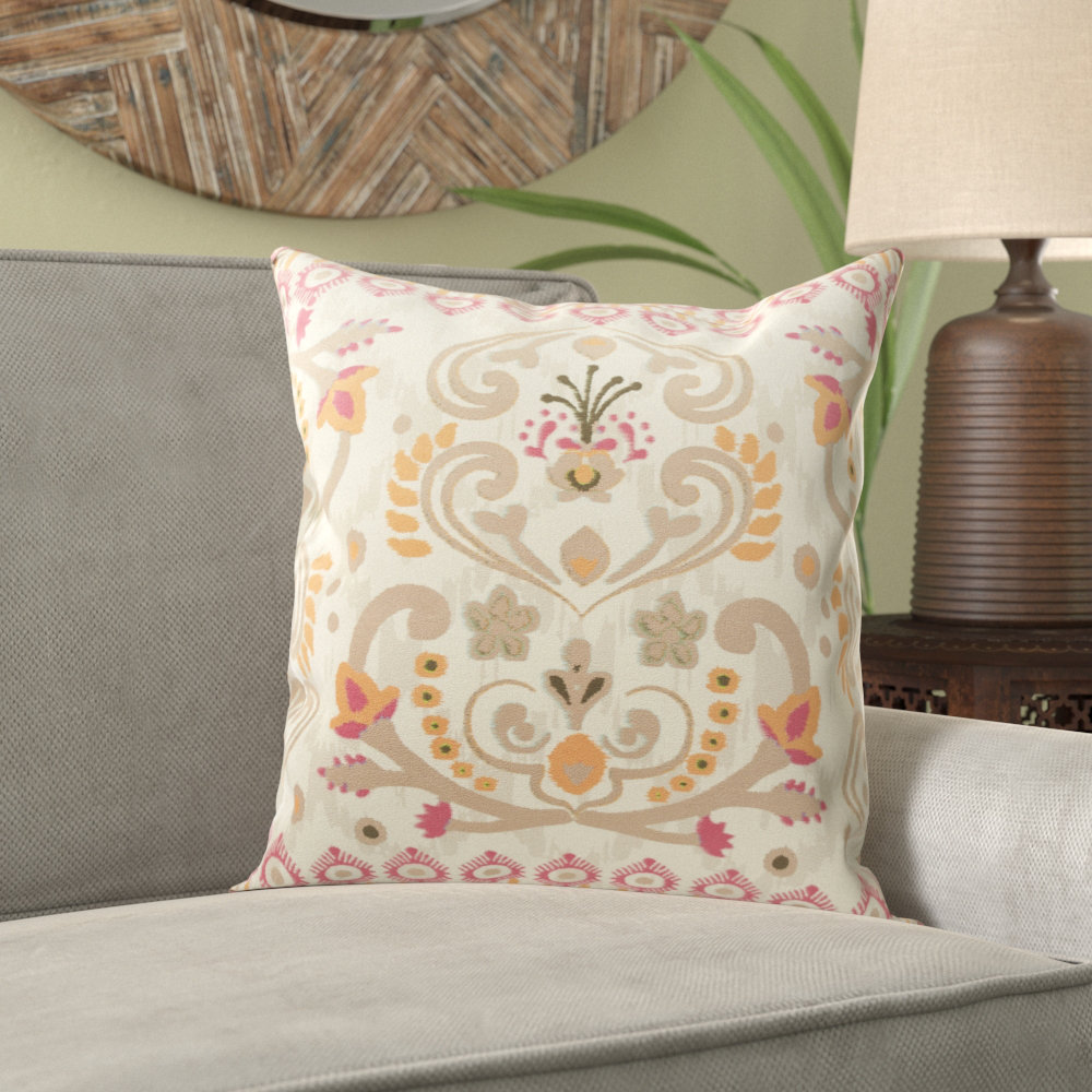 Gabriella Damask Square Throw Cushion