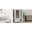 Armoire penderie 4 portes avec 2 tiroirs-436873600