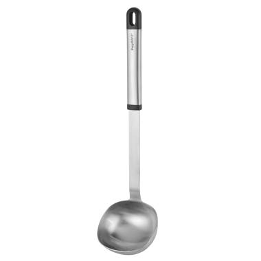 Zulay Kitchen Large Stainless Steel Slotted Skimmer Spoon - 14.5