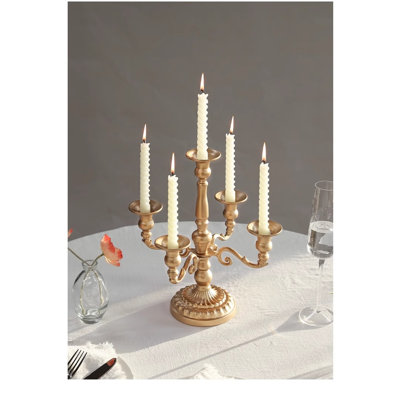 12.6'' H Metal Tabletop Candlestick