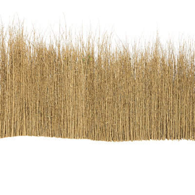 Untrimmed Bamboo Twig Rolled Fence