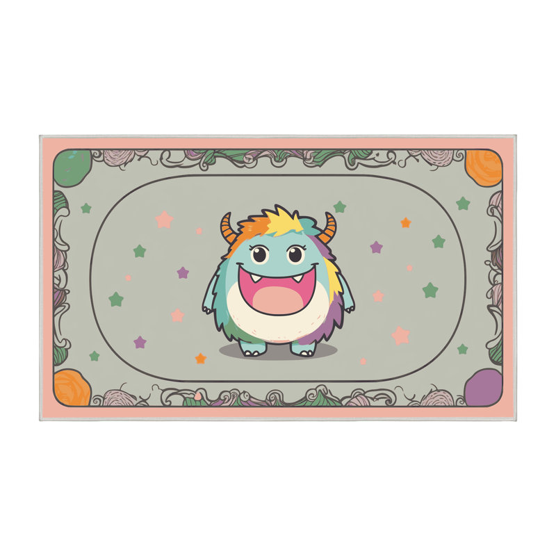Tapis de vacances d'Halloween The Holiday Aisle®, Rectangulaire 3 pi x 5 pi