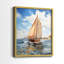 NAUTICAL Series CECXLIV - Impression encadrée de qualité supérieure - Prêt à être accroché - Aucun clou requis-2082647967-2082646116