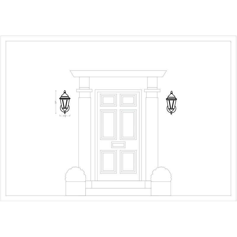 Bakersville One Light Outdoor Wall Lantern from Generation Lighting , No, Antique Bronze