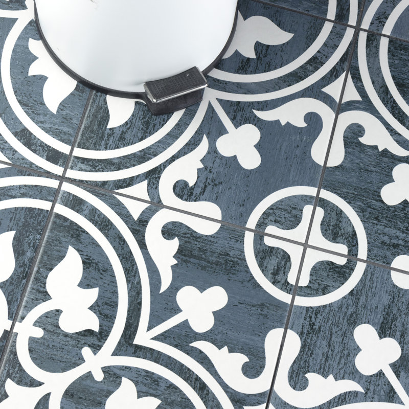 Cassis Arte 10" x 10" Porcelain Patterned Wall & Floor Tile