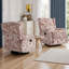 Fauteuil inclinable et oscillant rembourré classique-1559355146