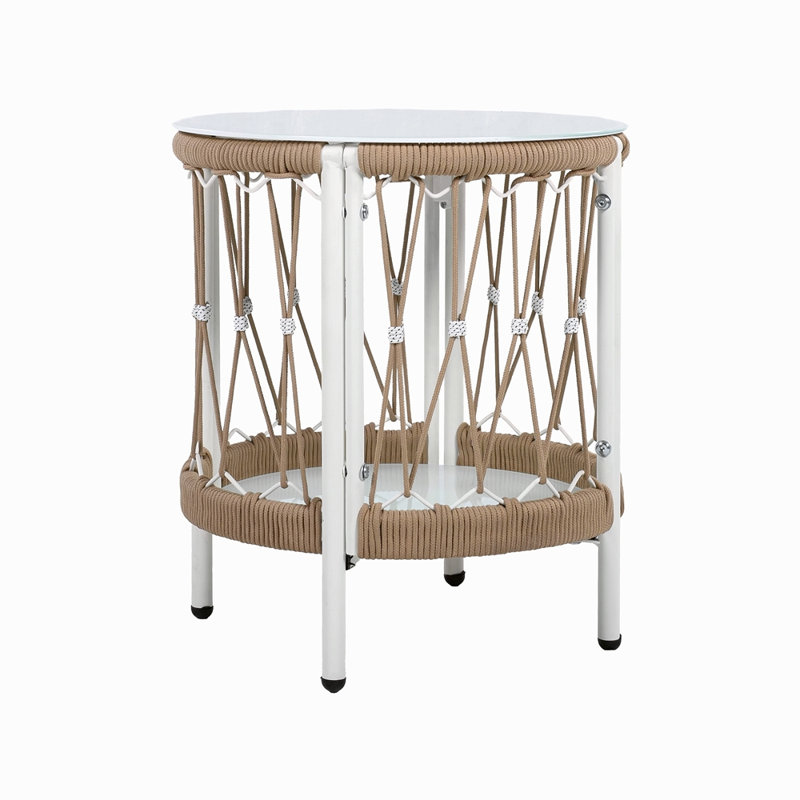 Table d'appoint d'extérieur 17,32 po Bohemian Garden