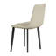Chaises de salle à manger confort, pieds en cuir reconstitué kaki, ensemble de cuisine moderne-1274398659