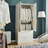 Two-Door Wood Closet with Two Drawers and Hanging Bars-491281205