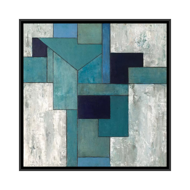 Still Standing by Stephen Cimini - Painting on Canvas, 66.04 cm H x 66.04 cm W, Black Framed