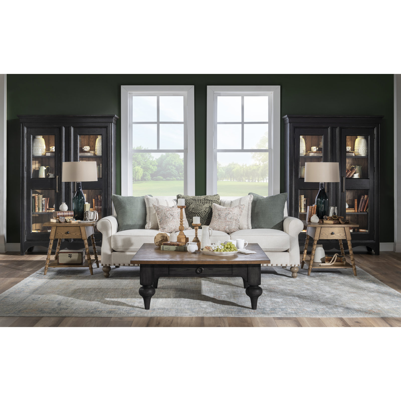 Country Living Captain's Trunk Coffee Table, Black