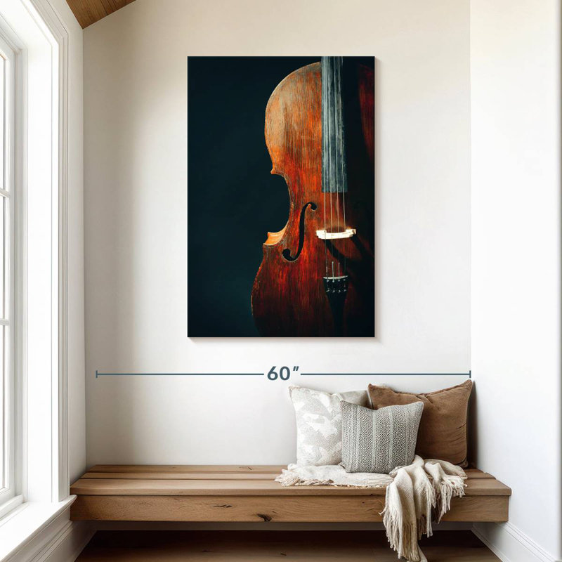 Abarca Classical Old Cello, 45" H x 30" W