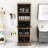 Wooden Bathroom Cabinet with Adjustable Shelves-1022011065