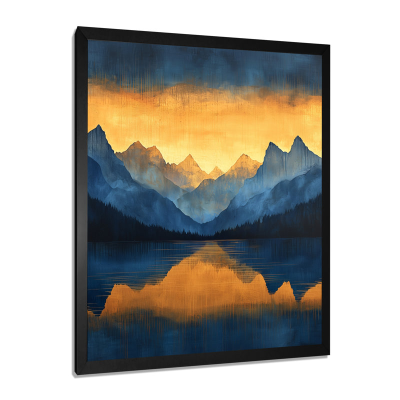 Graysan - Paysages, impressions d'art mural, H 40 po x l 30 po, Impression de cadre photo, Noir