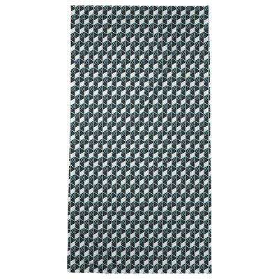Serviette de bain à rayures géométriques classique