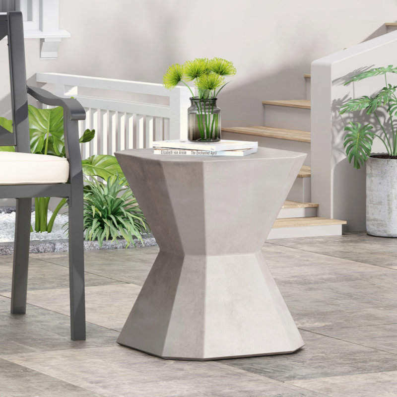 Outdoor Side Table , 17.25'' in. W 17.25'' in. D