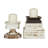 7.15'' H Wood Tabletop Candlestick