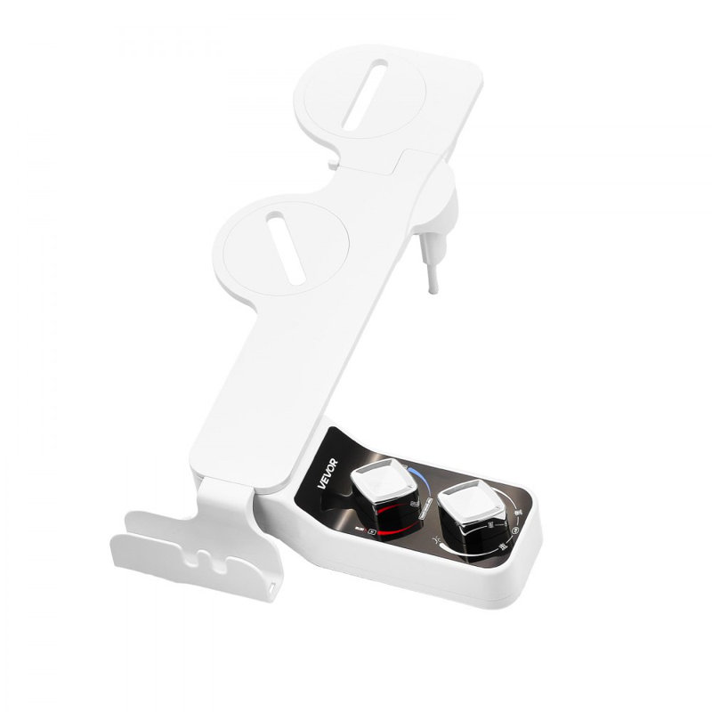 Fixation de bidet pour toilette à double jet d'eau chaude et froide à pression réglable