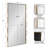 Wriggle Modern Rectangle Wavy Wall Mirror