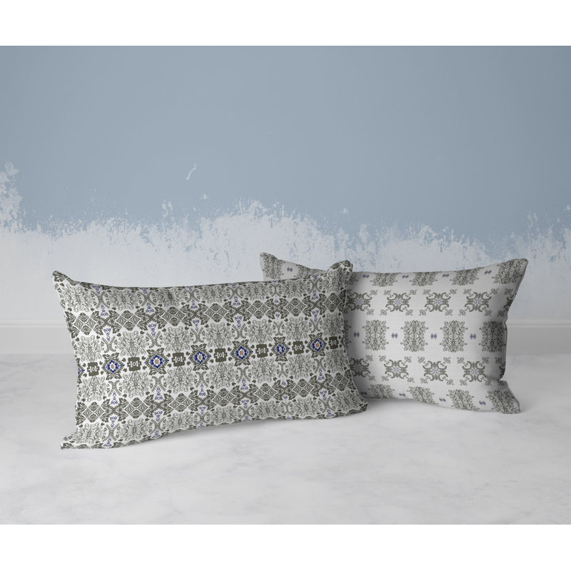 Taj Garden Columns  Rectangular Throw Pillow