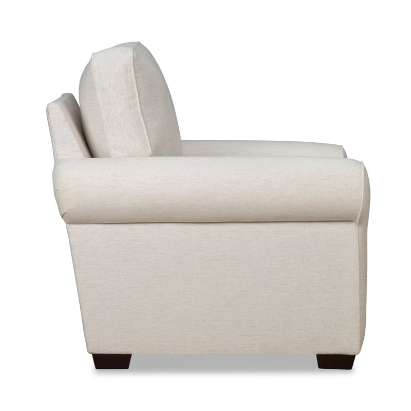 Porter Upholstered Armchair, Nomad Snow Crypton® Chenille